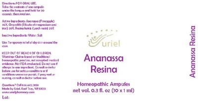 Ananassa Resina Ampule - Ananassa Resina Ampule